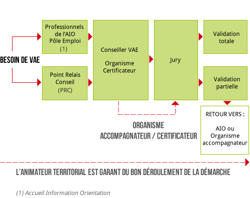 Les professionnels de la VAE